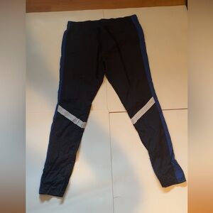 PacSun Black Joggers with Blue Side Stripe